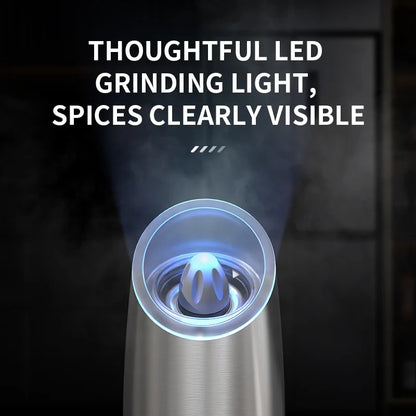Electric automatic salt and pepper grinder