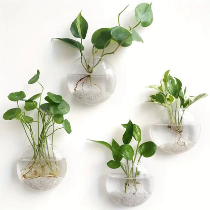 Wall-Mounted Flower Vases